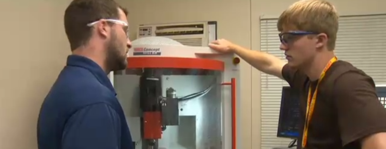 Skilled manufacturing apprentice